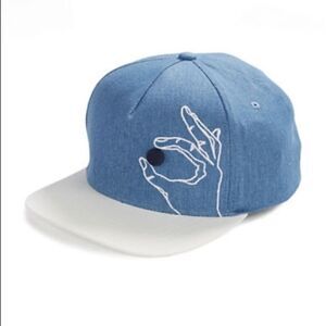 Drink Beer Save Water Picking Up Snapback-Blue-One Size